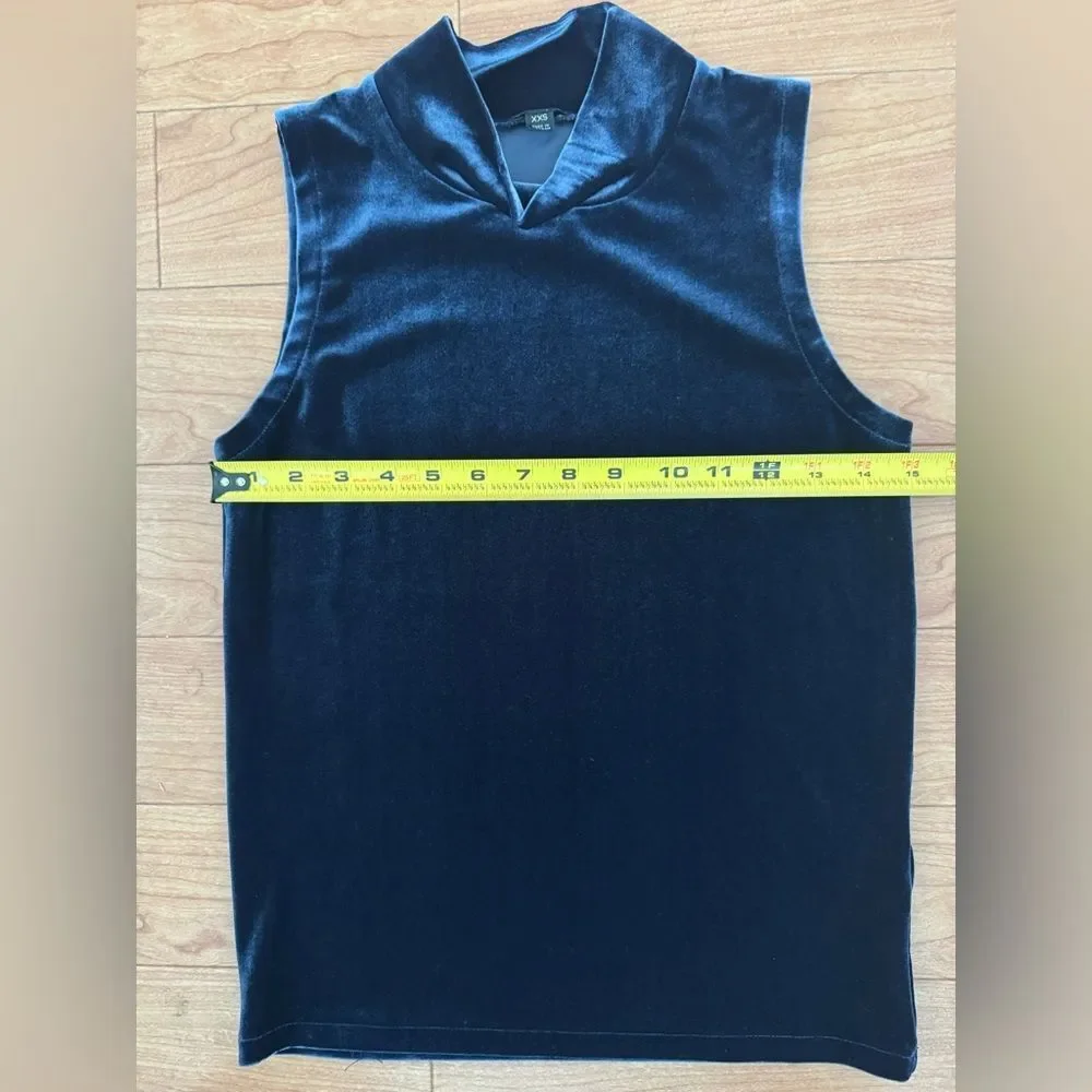 J Crew Velvet Sleeveless Top